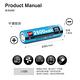 E-books B36 18650充電式鋰單電池-2600mAh product thumbnail 4