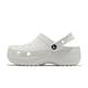 Crocs 布希鞋 Classic Platform Clog W 女鞋 白 洞洞鞋 厚底 涼拖鞋 卡駱馳 206750100 product thumbnail 3