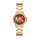 MICHAEL KORS Camille 璀璨經典LOGO女錶 金色不鏽鋼鍊帶 33MM MK7196 product thumbnail 2