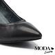 高跟鞋 MODA Luxury 極簡主義百搭全真皮尖頭高跟鞋－黑 product thumbnail 6