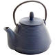 《IBILI》Java鑄鐵濾茶壺(橫紋藍1L) | 泡茶 下午茶 茶具 product thumbnail 2