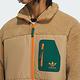 Adidas Sherpa JKT M [IN0994] 男 立領 外套 亞洲版 運動 休閒 毛絨 舒適 保暖 卡其 product thumbnail 5