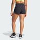 Adidas Pacer LUX SH [IN9068] 女 短褲 運動 訓練 健身 高腰 吸濕排汗 彈性 舒適 黑 product thumbnail 3