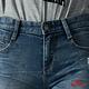 BRAPPERS 女款 新美腳 ROYAL系列-中低腰彈性割破窄管褲-藍 product thumbnail 7
