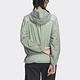 Adidas FOT WVN JKT [HY2828] 女 連帽外套 亞洲版 運動 訓練 休閒 寬鬆 褶皺 防潑水 綠 product thumbnail 3
