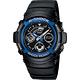 CASIO卡西歐 G-SHOCK 摩托車雙顯手錶-藍x黑 product thumbnail 2
