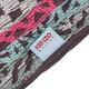 KENZO 民族風純棉圍巾-粉藍色 product thumbnail 4