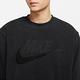 Nike 長袖上衣 Club Fleece Sweatshirts 男款 黑 基本款 大勾 大學T 休閒 DQ4889-010 product thumbnail 7