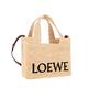 LOEWE 新款LOEWE標誌字體小號酒椰纖維手提/肩背包 (自然色) product thumbnail 2