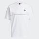 Adidas Word S/S Tee IA9449 男女 短袖 上衣 T恤 亞洲版 運動 訓練 寬鬆 棉質 白 product thumbnail 6