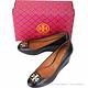 TORY BURCH Multi-Logo 標誌山羊皮楔型鞋(黑色) product thumbnail 5