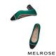 高跟鞋 MELROSE 時髦摩登水鑽異材質拼接高跟鞋－綠 product thumbnail 5