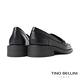 Tino Bellini 義大利進口方頭雙環樂福鞋FYLV034-1(黑色) product thumbnail 4