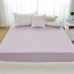 Cozy inn 簡單純色-丁香紫-200織精梳棉床包(單人)