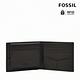 FOSSIL Derrick 真皮RFID防盜皮夾-黑色 ML3771001 (禮盒組附鐵盒) product thumbnail 3