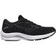 Mizuno Wave Rider 25 Wide [J1GD210634] 女 慢跑 路跑 超寬楦 避震 美津濃 黑白 product thumbnail 3