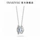 SWAROVSKI 施華洛世奇 Sparkling Dance 項鍊 藍色 鍍銠 product thumbnail 5