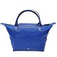 【LONGCHAMP】L1621619P24  經典LE PLIAGE CLUB 短把摺疊手提刺繡水餃包 S號(藍色) product thumbnail 2