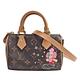 LV M82624經典Nano Speedy Monogram帆布吉祥物溜冰印花手提/斜背波士頓包 product thumbnail 2