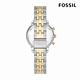 FOSSIL Neutra 輕奢雅致計時女錶 銀x金色不鏽鋼鍊帶 36MM ES5216 product thumbnail 4