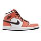 Nike 休閒鞋 Air Jordan 1代 SE 男鞋 Turf Orange 小灌碎 皮革 白 橘 8孔 DD6834802 product thumbnail 6