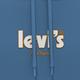 Levis 男款 寬鬆版重磅口袋帽T / 精工刺繡徽章海報體Logo / 400GSM厚棉 海洋藍 product thumbnail 5