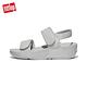 【FitFlop】LULU ADJUSTABLE SHIMMERLUX BACK-STRAP SANDALS 經典亮粉可調整式後帶涼鞋-女(銀色) product thumbnail 3