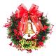 摩達客耶誕-10吋紅綠系簍空星星金蔥花圈(輕巧免組裝)佈置聖誕禮物 product thumbnail 2