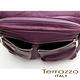 義大利Terrazzo - 小羊皮手工十字編織斜背包(雙格) - 紫紅色 17G2839C product thumbnail 4