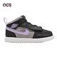 Nike 學步鞋 Jordan 1 Mid ALT SE TD 黑 紫 童鞋 幼童 喬丹 魔鬼氈 格紋 千鳥格 DO2492-015 product thumbnail 6