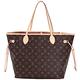 LV M41178 NEVERFULL MM 經典Monogram肩背購物包 product thumbnail 4