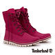 Timberland 女款桃紅色素面翻領高筒靴 product thumbnail 2