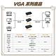 昌運監視器 VGA-104SP VGA 一進四出 分配器 1組VGA訊號轉換成4組同時輸出 product thumbnail 3