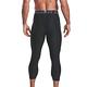 Under Armour 緊身褲 HG Armour Leggings 男款 黑 灰 快乾 透氣 七分 籃球 運動 束褲 1361588001 product thumbnail 5