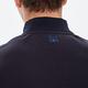 【Lynx Golf】男款法式羅紋剪接設計胸袋長袖立領POLO衫-深藍色 product thumbnail 8