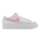 Nike 休閒鞋 Blazer Low Platform 女鞋 經典款 厚底 增高 麂皮 皮革 球鞋穿搭 白 粉 DJ0292-103 product thumbnail 6