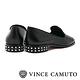 Vince Camuto 英倫搖滾 金屬尖頭低跟樂福鞋-黑色 product thumbnail 4