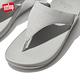 【FitFlop】LULU SHIMMERLUX TOE-POST SANDALS經典亮粉夾脚涼鞋-女(銀色) product thumbnail 5