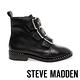 STEVE MADDEN-RECHARGE Punk風潮真皮大扣飾帶中靴-黑色 product thumbnail 2