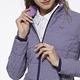 【Lynx Golf】女款繽紛格紋交叉線條配色鋪棉長袖外套-深藍格 product thumbnail 6
