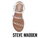 STEVE MADDEN-TRAVEL個性鉚釘繫帶平底涼鞋-透明 product thumbnail 6