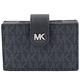 MICHAEL KORS MONEY PIECES經典PVC風琴式卡片夾(藍黑) product thumbnail 2