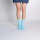 【WARX除臭襪】薄款素色高筒襪-海藍色 product thumbnail 3