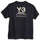 Y-3 BLACK COTTON 背面LOGO圖騰棉質山本耀司T恤(黑/S) product thumbnail 2