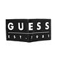 【GUESS】-純色皮面LOGO皮夾-黑 product thumbnail 4