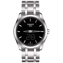 TISSOT 天梭 官方授權 Couturier 系列 Date時尚腕錶 送禮推薦-黑/39mm T0354461105100