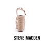 STEVE MADDEN-KNIGHT波西米亞草編楔型涼鞋-金色 product thumbnail 4