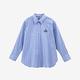 Arnold Palmer -女裝-經典直條紋長袖襯衫-藍色 product thumbnail 5