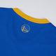 NBA 基本版 涼感 復古領 短袖上衣 勇士隊-藍色-3325108082 product thumbnail 4