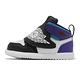 Nike 學步鞋 Sky Jordan 1 TD 黑 白 紫 童鞋 小童 喬丹 魔鬼氈 BQ7196-154 product thumbnail 2